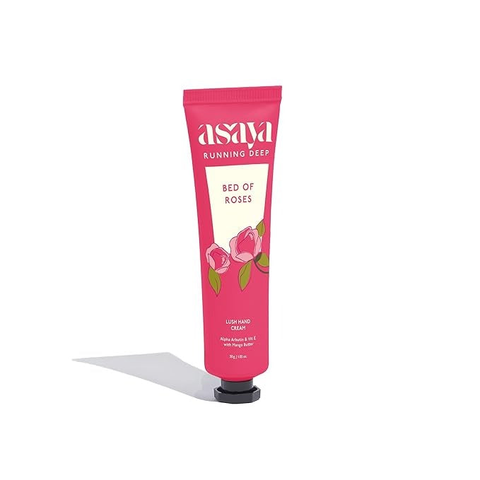 Asaya Bed of Roses Hand Cream for Women & Men - 30 gms