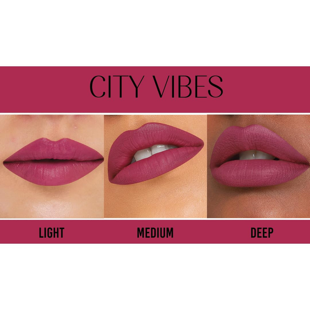 Lovechild Masaba Passport to Plump Lip Crayon | Hydrated Matte Finish | Transfer Proof | City Vibe! (Magenta), 1.4gm