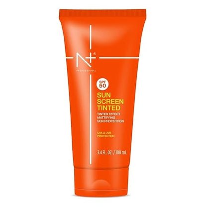N+ Professional Sun Screen Tinted SPF 50 - 100 ml (pack of 2)