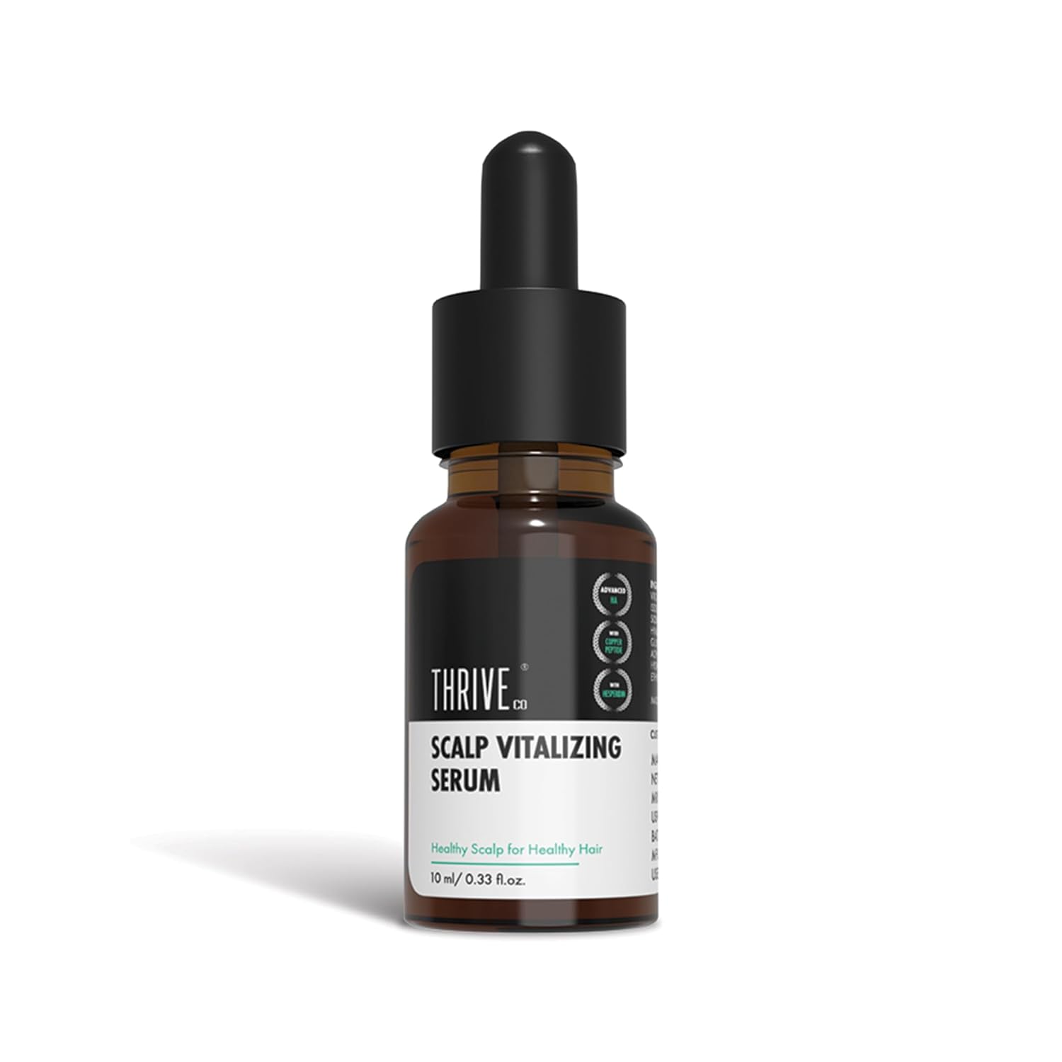 ThriveCo Scalp Vitalizing Serum | Tightens Scalp Skin, Combats Inflammation, Gives Hydration, Prevents Hair Breakage & Promotes Hair Growth & Strength | For Men & Women | Travel-Friendly (10 ml)