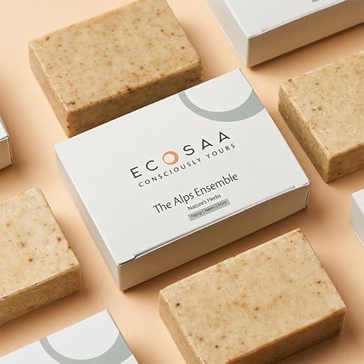 Ecosaa The Alps Ensemble Nature's Herbs Soap for Acne Control - 90 gms