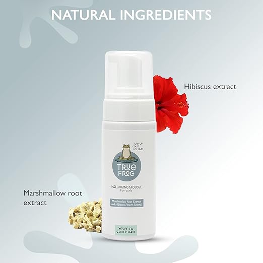 True Frog Volumizing Hair Mousse For Curly Wavy Hair - 150 ml