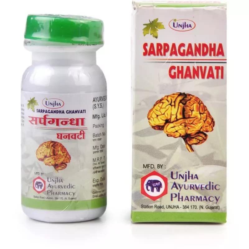 Unjha Sarpagandha Ghanvati - 40 Tabs