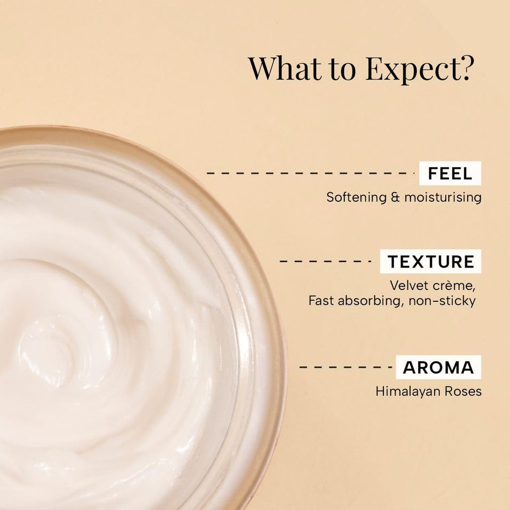 Ras Luxury Oils Brighten Exfoliating Creme Body Butter with Pink Pepper & Himalayan Rose | 24 Hour Long Lasting Hydration | Non-Greasy, Quick Absorbing Tan Removal Moisturizer For All Skin Type, 100gm