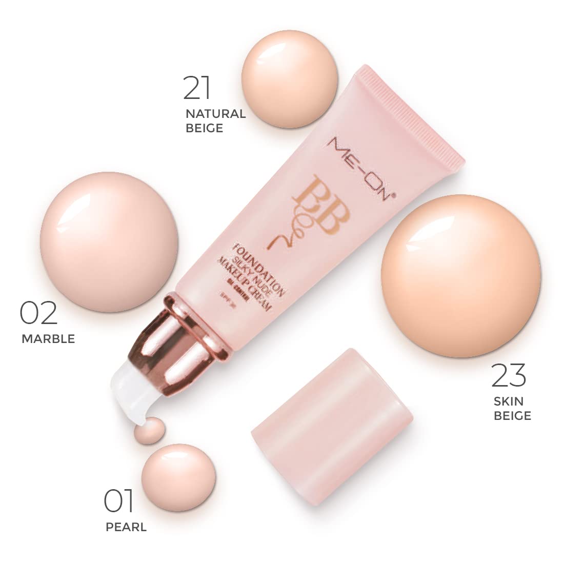 ME-ON BB Cream Foundation (Oil Control) (Shade 21 - Natural Beige)