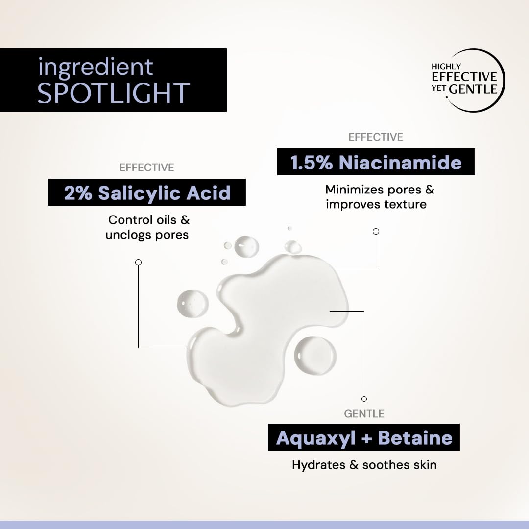 Deconstruct Salicylic Acid Oil Control Face Wash with Niacinamide | Facewash for Men & Women | 100ml