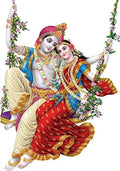 Rangoli Large Wall Sticker Multicolor Vinyl 50 or 70 CM