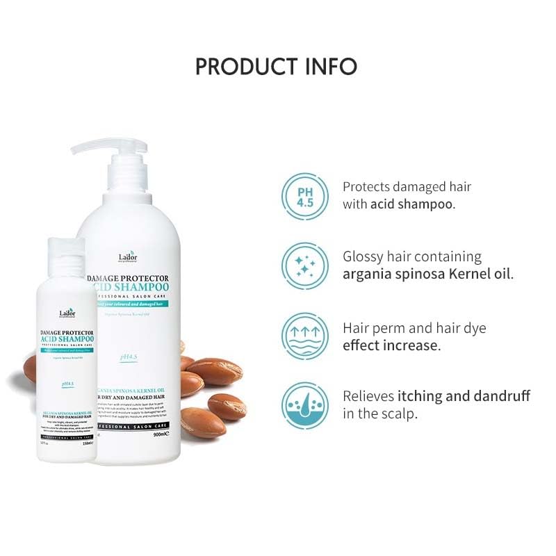 Lador Damage Protector Acid Korean Shampoo