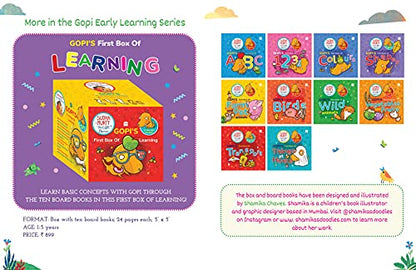 Learn Patterns And Pencil Control With Gopi (2-5 Years) By Sudha Murty