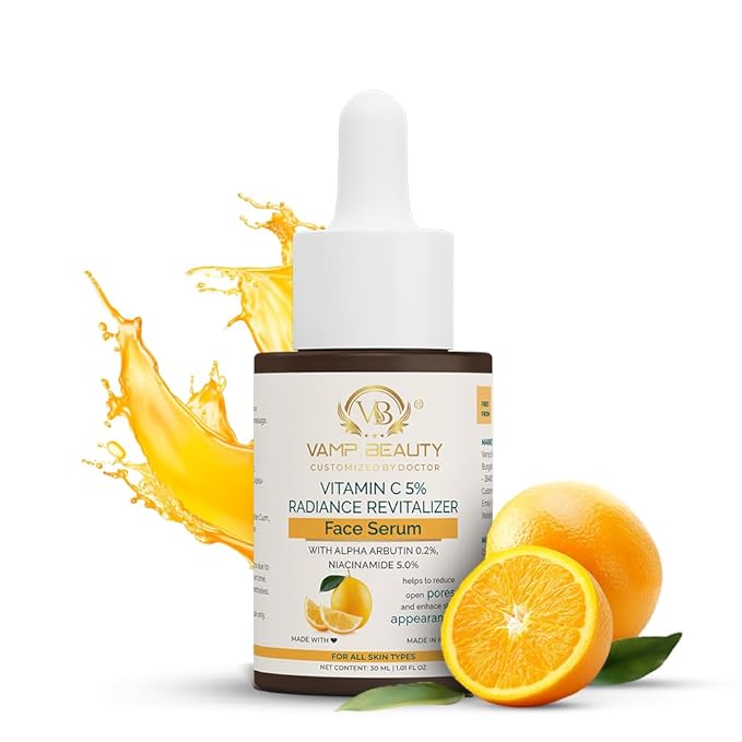 Vamp Beauty Vitamin C 5% Radiance Revitalizer Face Serum - 30 Ml