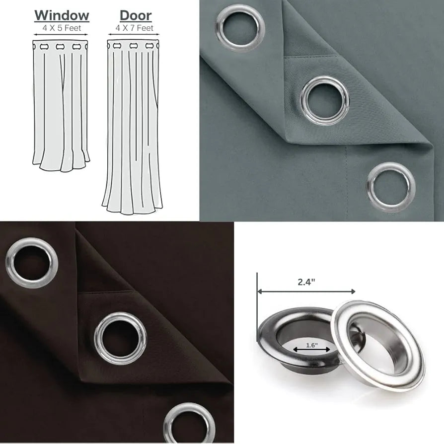 Divine Casa Semi Blackout Door Curtain 7 Feet Colour Pastel Green Super Satin Room Darkening Panel for Home (Pack of 1)