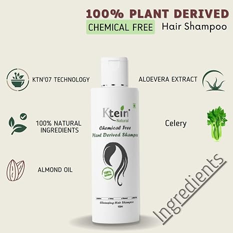 Ktein Natural Chemical Free Plant Derived Shampoo - 100 ml