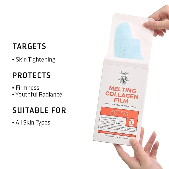 Indulgeo Essentials Melting Collagen Sheet Mask For Hydrated & Tightened Skin - Pack of 2