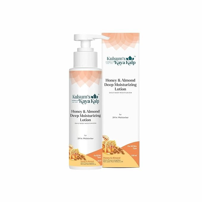 Kulsum's Kaya Kalp Herbals Honey & Almond Deep Moisturizing Lotion - 100