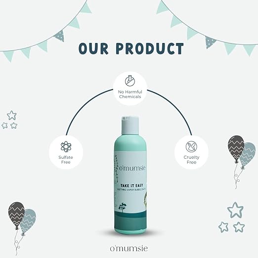 O'mumsie Take it Easy Baby Bubble Body Wash - 250 ml