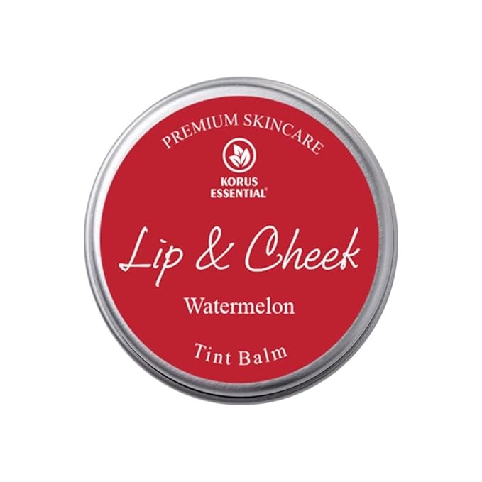 Korus Essential Watermelon Lip and Cheek Tint Balm for Women - 8 gms
