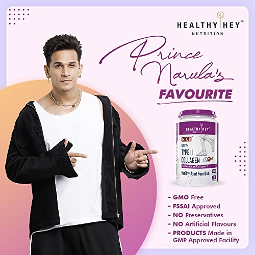 HealthyHey NTC II Type 2 Collagen Supports Joints - 30 Capsules