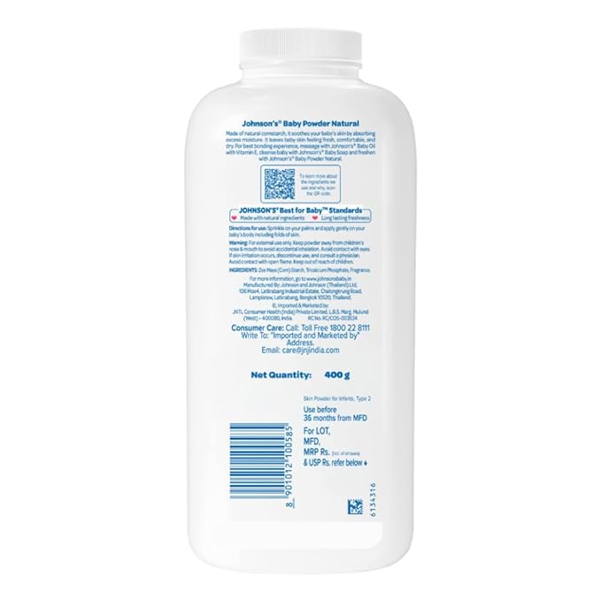 Johnson's Baby Powder for Babies - 400 gms