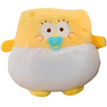 Tickles Kids Favorite Soft Stuffed Plush Animal Toy for Kids Color White & Yellow 18 cm