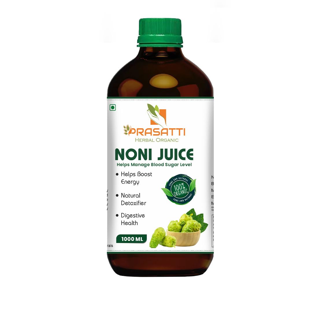 Prasatti Herbal Organic Plant Based Elixir Noni Juice for Men & Women - 1000 Ml
