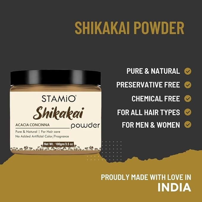 Stamio Shikakai Powder - 100 gms