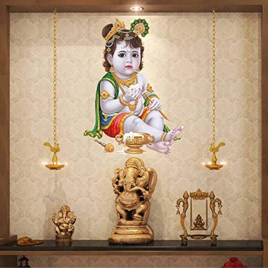 Rangoli Vinyl Religion Wall Sticker