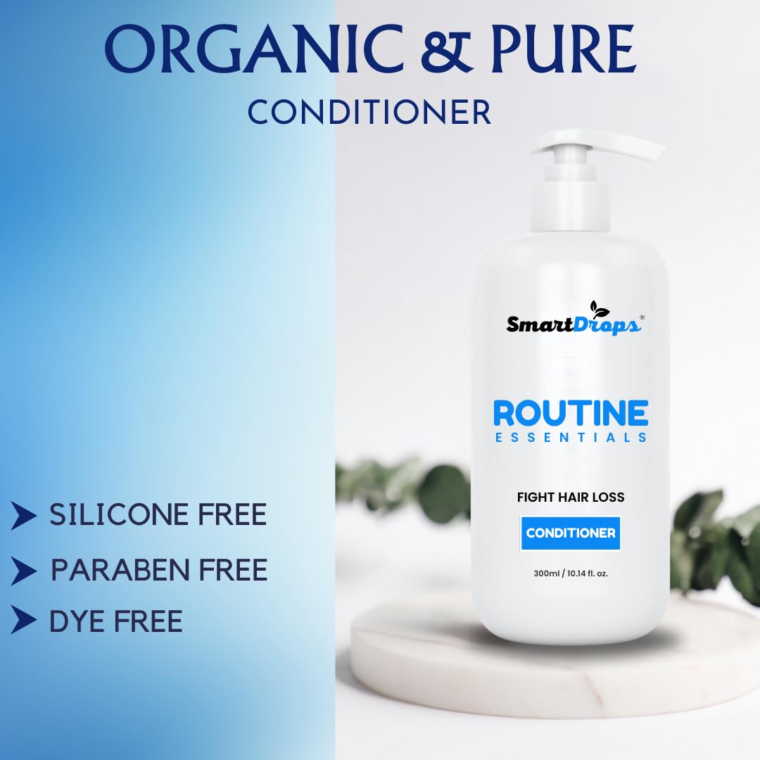Smartdrops Hair Growth Conditioner: Thickening Moisturizing Hair | for Damaged Dry Thinning Hair | conditioner for frizzy hair | For Damaged and Weak Hair | for Strong & Shiny Hair | 300 ml