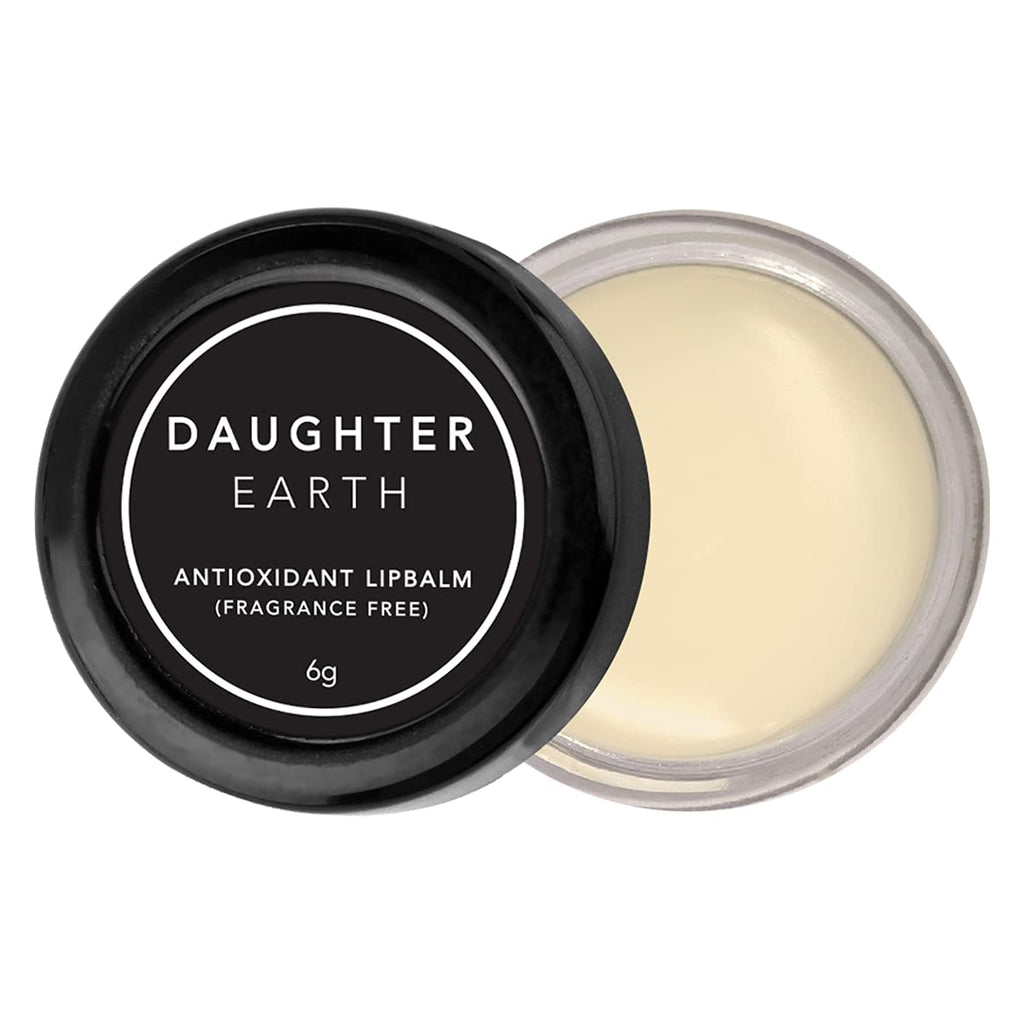 Daughter Earth Antioxidant Lip Balm Fragrance Free | Soft Pink Moisturized Lips | 6 Gms