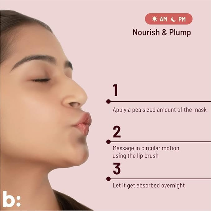 Biocule Glow Lip Overnight Sleeping Mask - 15 gms