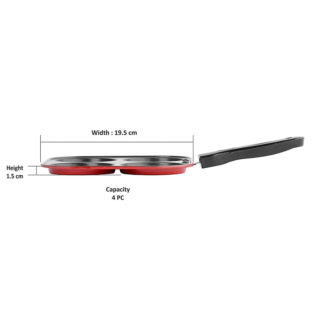 Navrang Non-Stick Casting Uttapam Pan Maroon