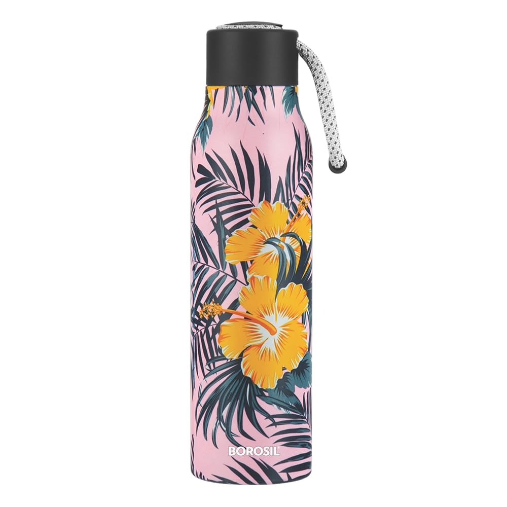 Borosil AquaSoul Tropical Water Bottle