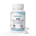 MetaCaps Pure NAC (N-Acetyl L-Cysteine) 600mg – 90 Veg Capsules | High-Bioavailability Precursor to Glutathione | Advanced Detox, Liver & Lung Support | Powerful Cellular Antioxidant | Non-GMO & Vegan