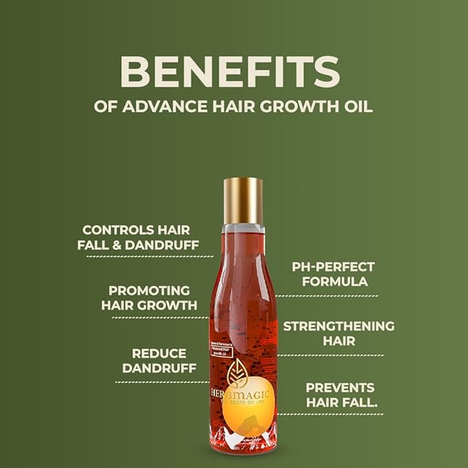Herbmagic Natural Cuscuta & Terminalia Hair Growth Oil - 200 Ml