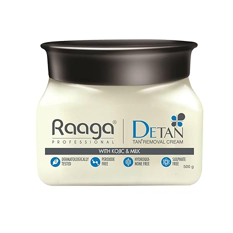 Raaga Professional De-Tan Removal Cream - 500 gms