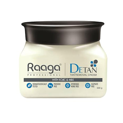 Raaga Professional De-Tan Removal Cream - 500 gms