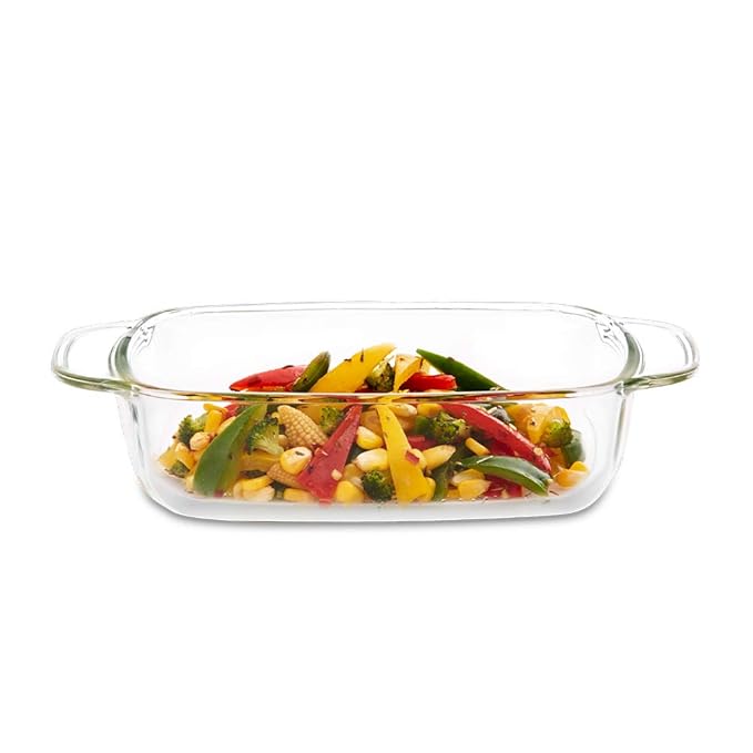 Borosil Glass Dish | 1.5 Liter | Transparent