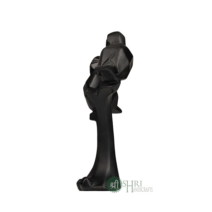 Indicast 8" Inch Abstract Black Pair of Bird on Tree Sculpture Figurine Handicraft Home Desk Decor | Black
