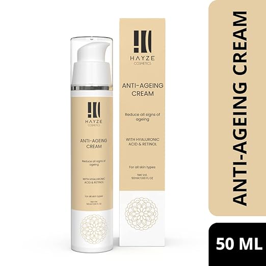 Hayze Cosmetics Anti-Ageing Cream for All Skin Types - 50 ml