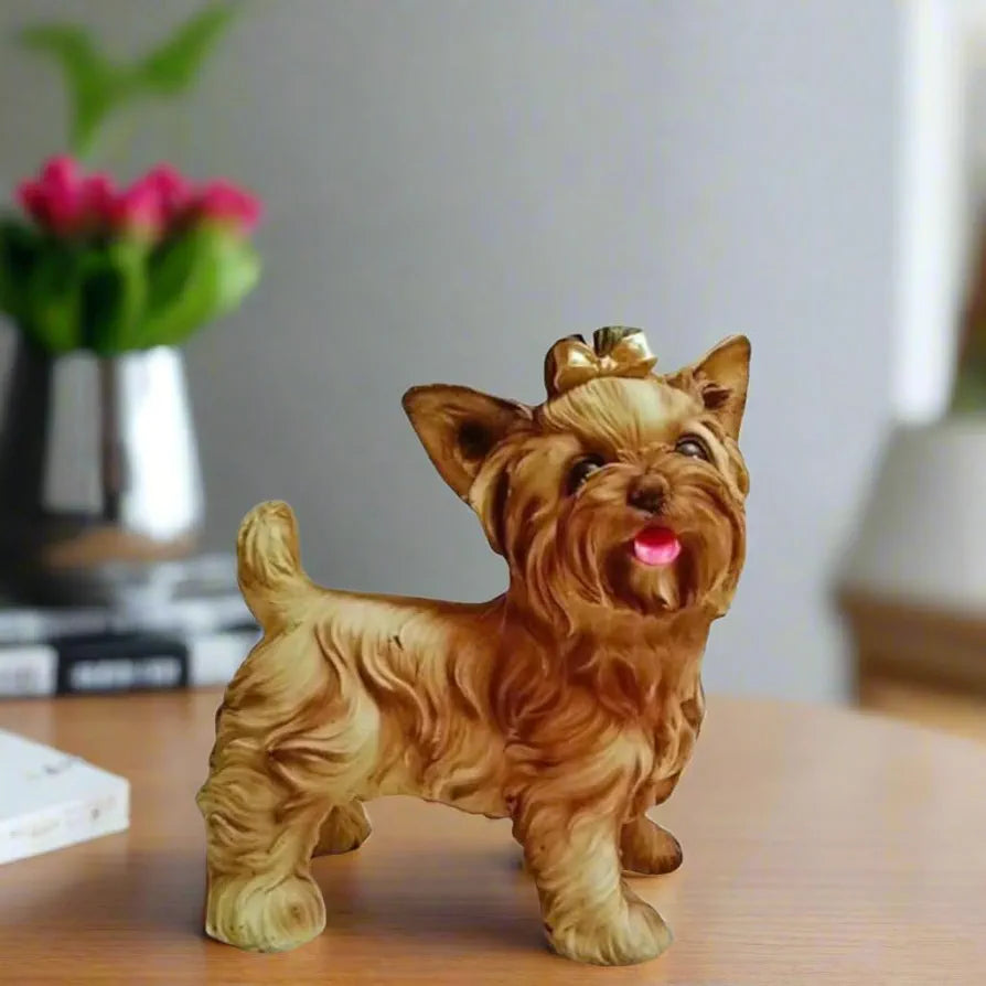 Alila Pomeranian Dog Showpiece Animal Figurine Sculpture Statue 10 inches