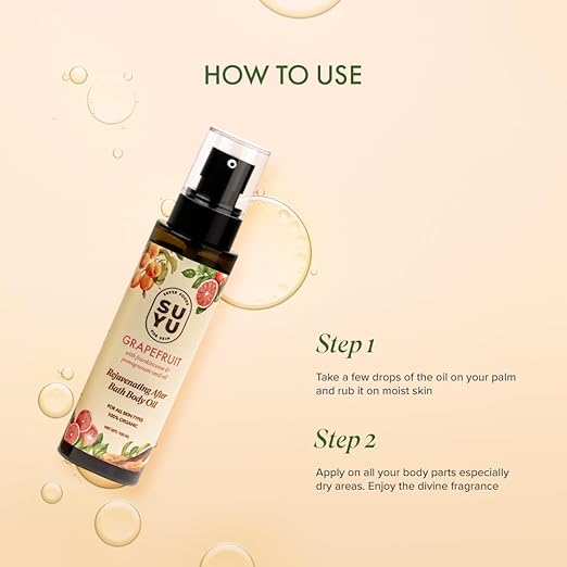 Suyu Grapefruit Rejuvenating After Bath Body Oil - 100 ml