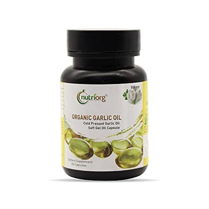 Nutriorg Garlic Oil Soft Gel Capsules - 60 Caps