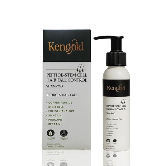 Kengold Natural Peptide- Stem Cell Hair Fall Control Shampoo - 100 ml