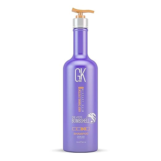 GK Hair Global Keratin Silver Bombshell Purple Shampoo - 710 ml