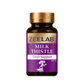 Zeelab Milk Thistle Capsules â€“ Liver Detox & Support â€“ Antioxidant for Toxin Removal, Liver Repair & Blood Sugar Balance â€“ Herbal Supplement with Silymarin â€“ 60 Veg Capsules