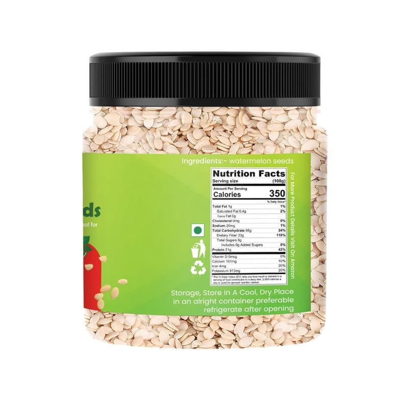 MarwarBites Watermelon Seeds for Eating 250gm | Tarbuj Magaj, Magaz Without Shell |High in Protein | Nutrients Rich