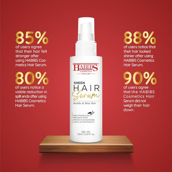 Habibs Cosmetics Sheen Hair Serum - 75 ml