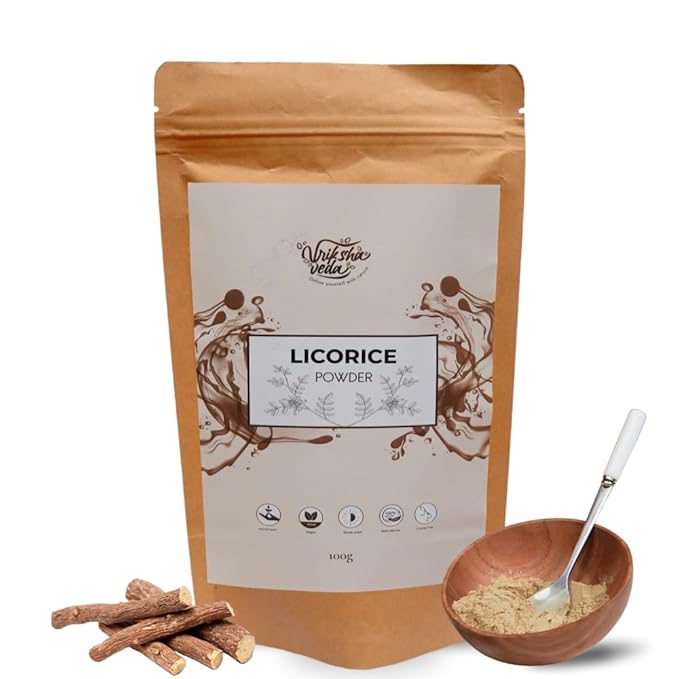 Vriksha Veda Licorice Powder - 100 gms
