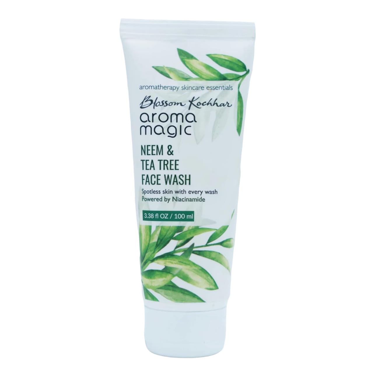 Aroma Magic Neem & Tea Tree Face Wash with 5% Niacinamide â€“ Cleanser with Anti-Acne & Antibacterial Formula with Neem & Tea Tree Oil for Oily, Pimple-Prone Skin, 100ml