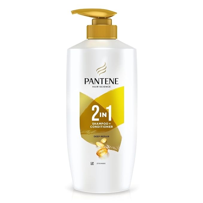 Pantene Hair Science 2in1 Deep Repair Shampoo & Conditioner for Women - 650 ml