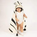 Haus and Kinder Hoodie Blanket Oversized Zooro Baby Hooded Sherpa Blanket